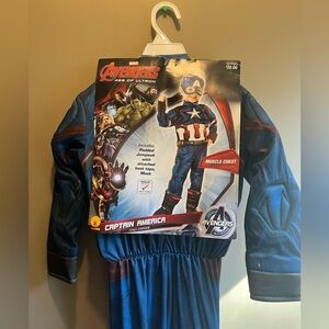 Avenger Captain America Kids Costume - Blue and Red